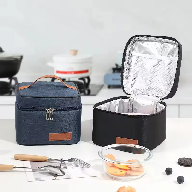 Square Insulated Lunch Cooler Bag