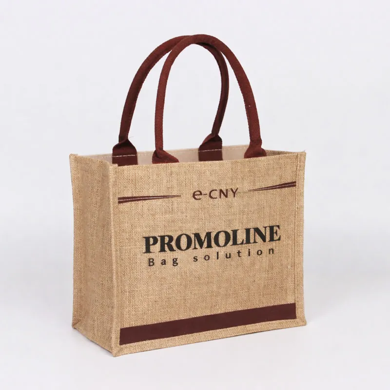 Jute Shopping Tote with Flexiloop Handle