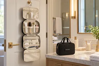 Hanging toiletry bags