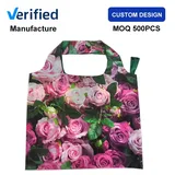 Compact Foldaway Grocery Tote in 210D Fabric – view 3