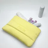Lemon Yellow Quilted Neoprene Cosmetic Bag – view 5
