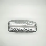 Silver Puffy Quilted Makeup Case – view 3