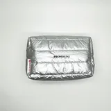 Silver Puffy Quilted Makeup Case – view 4