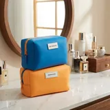 Royal Blue Neoprene Cosmetic Pouch – view 1