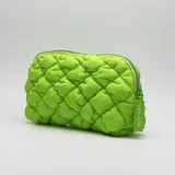 Pink Bubble Quilted Cotton Makeup Bag – view 2