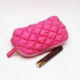 Pink Bubble Quilted Cotton Makeup Bag – view 5