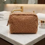 Brown Teddy Fleece Makeup Bag – view 1