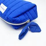 Vertical Quilted Cotton Makeup Bag – view 4