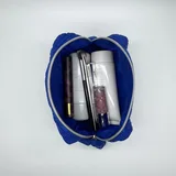 Vertical Quilted Cotton Makeup Bag – view 6