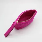 Fuzzy Plush Makeup Bag with Wrist Strap – view 4
