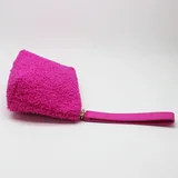 Fuzzy Plush Makeup Bag with Wrist Strap – view 3