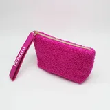 Fuzzy Plush Makeup Bag with Wrist Strap – view 6