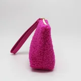Fuzzy Plush Makeup Bag with Wrist Strap – view 5