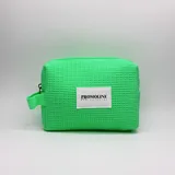 Waffle Weave Cotton Cosmetic Bag, Multi-Color – view 2