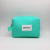 Waffle Weave Cotton Cosmetic Bag, Multi-Color – view 3