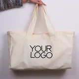 Extra Large Canvas Carryall Tote with Shoulder Handles – view 1