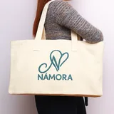 Extra Large Canvas Carryall Tote with Shoulder Handles – view 6