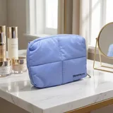 Padded Quilted Nylon Travel Makeup Pouch – view 1