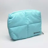 Padded Quilted Nylon Travel Makeup Pouch – view 2