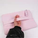 Pink Neoprene Laptop Sleeve with Handle – view 4