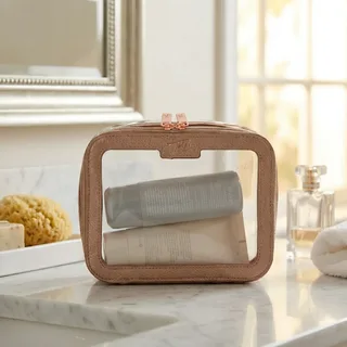 Flat Clear PVC Storage Case with Zipper