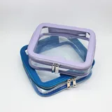 Flat Clear PVC Storage Case with Zipper – view 2