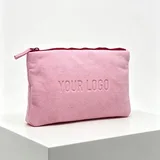 Blush Terry Cloth Makeup Bag – view 1