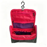 Foldable Black Toiletry Bag with Red Trim – view 2