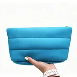 Purple Neoprene Cosmetic Bag with Handle – view 2