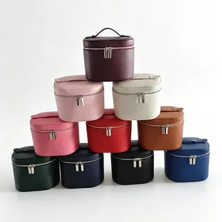 White PU Makeup and Jewelry Case