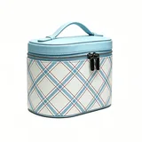 Sky Blue PU Travel Makeup Case – view 2