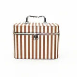 Three-Piece Brown PU Nested Makeup Case Set – view 2