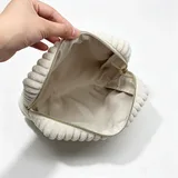 White Corduroy Makeup Bag – view 2