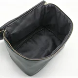 Glossy Green PU Travel Makeup Bag – view 2