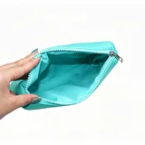 Minimalist Blue Neoprene Makeup Bag – view 2