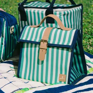 Polyester Bento Cooler Tote with Zipper