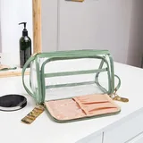 Large-Capacity Clear PVC Makeup Bag, M / L – view 1