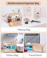 Large-Capacity Clear PVC Makeup Bag, M / L – view 4