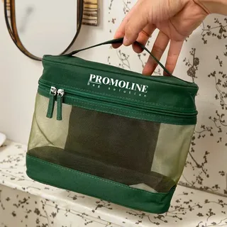 Mesh Toiletry Bag with Handle