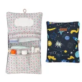 Portable Nursery Diaper Caddy with Lid – view 3