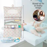 Portable Nursery Diaper Caddy with Lid – view 2