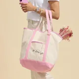 Canvas Boat Tote Bag with Front Pocket – view 3
