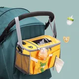 Nylon Stroller Organizer with Cup Holder – view 1