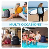 Polyester Sports Drawstring Backpack with Wet Pocket – view 5