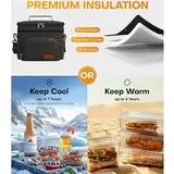 Thermal Lunch Cooler Bag with Adjustable Shoulder Strap – view 6