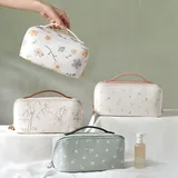 Large PU Makeup Bag with Handle – view 5