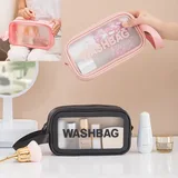 Hanging Clear PVC Toiletry Bag with Compartments – view 4