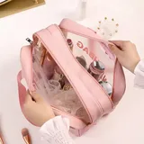 Hanging Clear PVC Toiletry Bag with Compartments – view 3