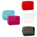 Clear PVC Makeup Bag, Soft Handle, S / M / L – view 3