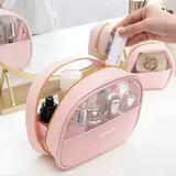 Black Pink PU Clear Toiletry Case, S / M / L – view 4